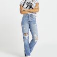 White ‘RR’ Stripe Short Sleeve T-Shirt, UK 10/EUR 36